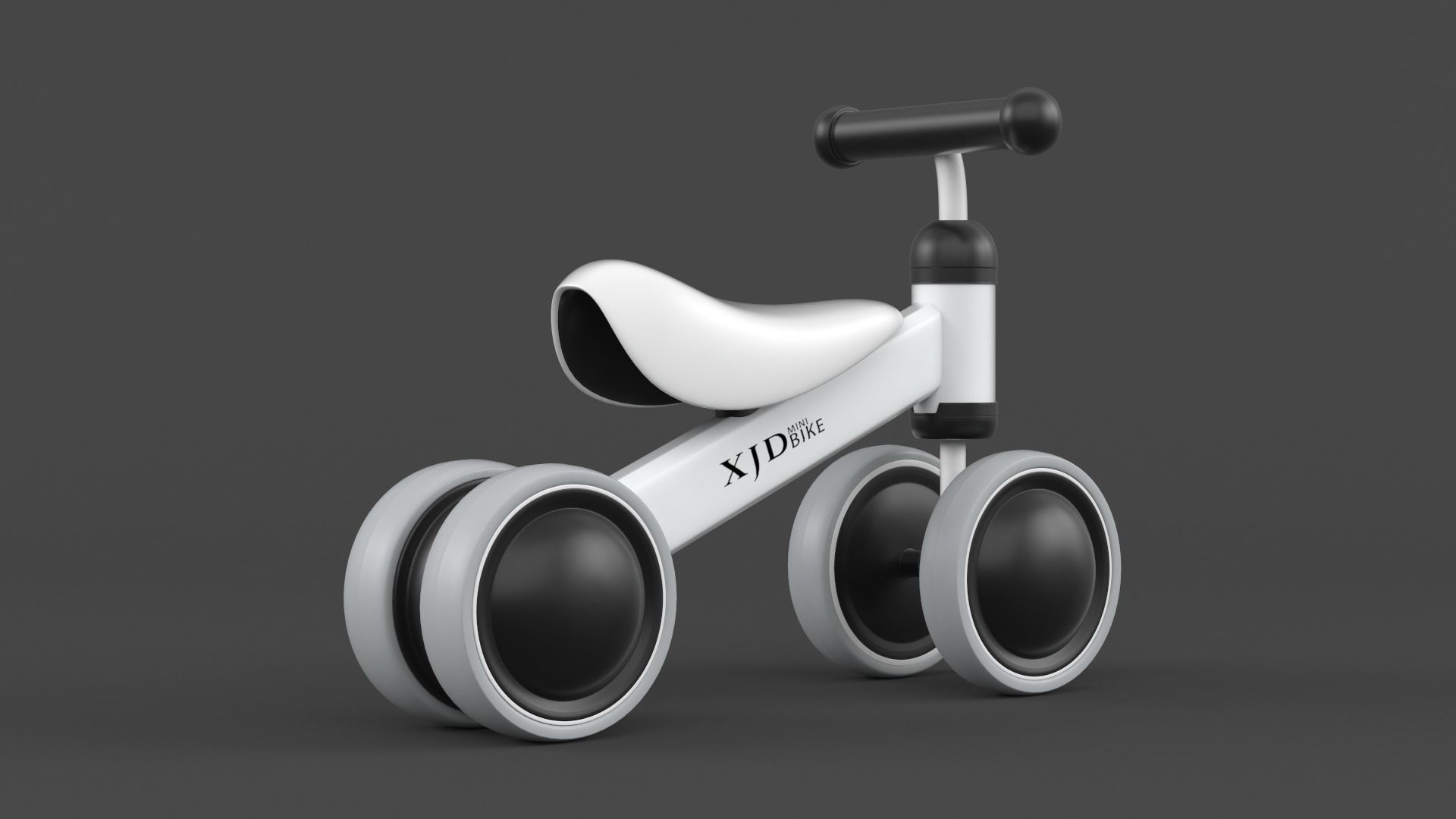 Baby Balance Bike 3D model_3