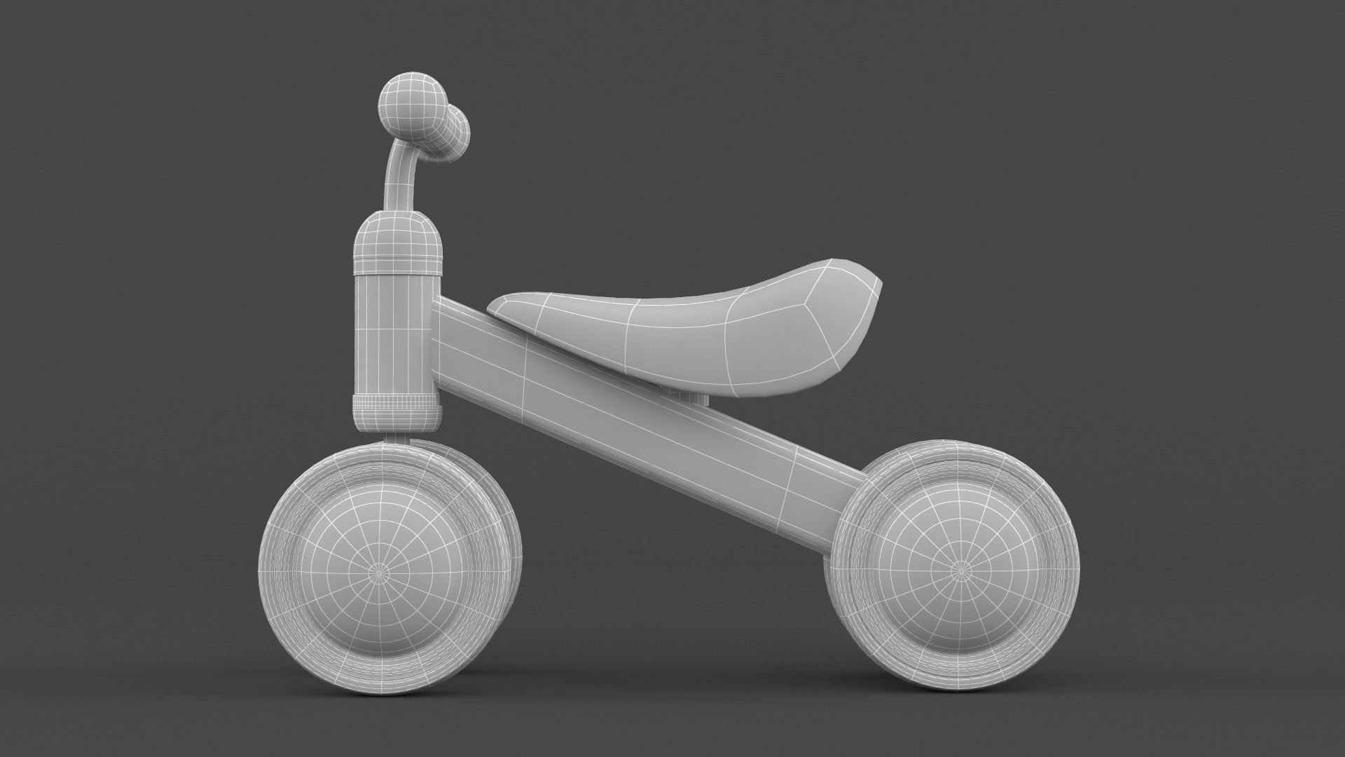 Baby Balance Bike 3D model_10