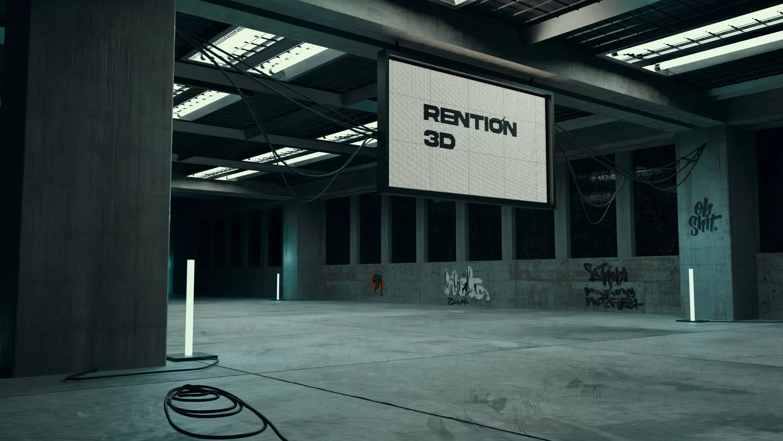 Detailed Garage 3D Blender File Textured Exclusive for Followers 3D model_0