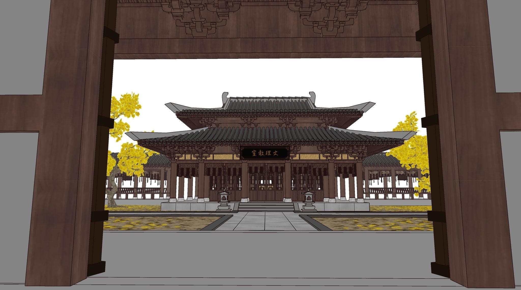 College of arts and Sciences 3D model_6