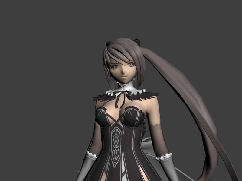 Anime Peri model 3dsmax 2023 3D print model_1