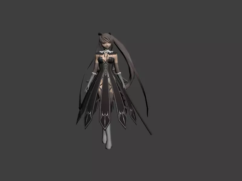 Anime Peri model 3dsmax 2023 3D print model_0