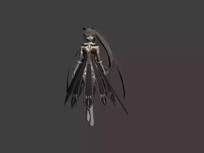 Anime Peri model 3dsmax 2023 3D print model