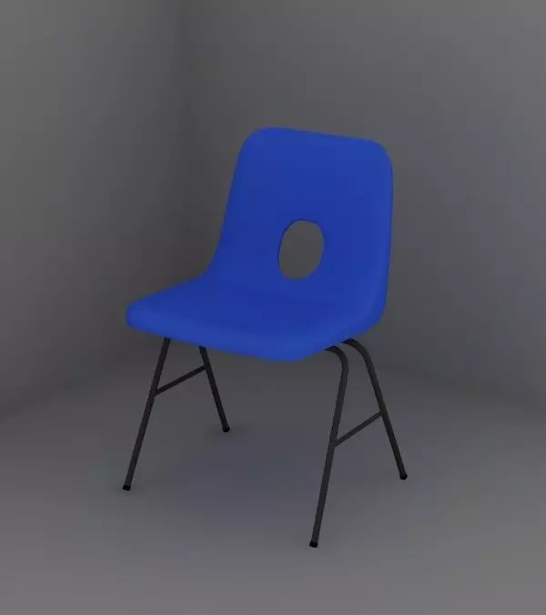 Plastic chair Rasegna T4 Free 3D model