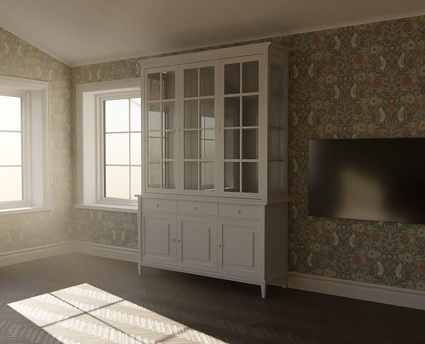 Display cabinet 3D model
