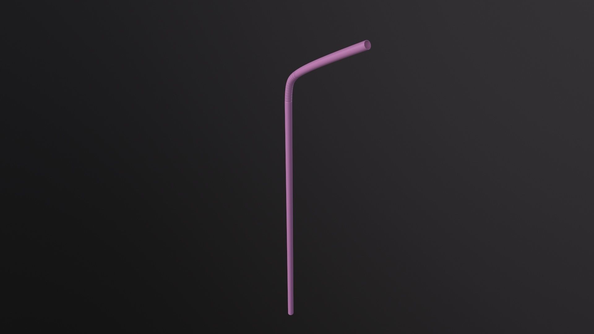Straw 3D Model Low-poly 3D model_5