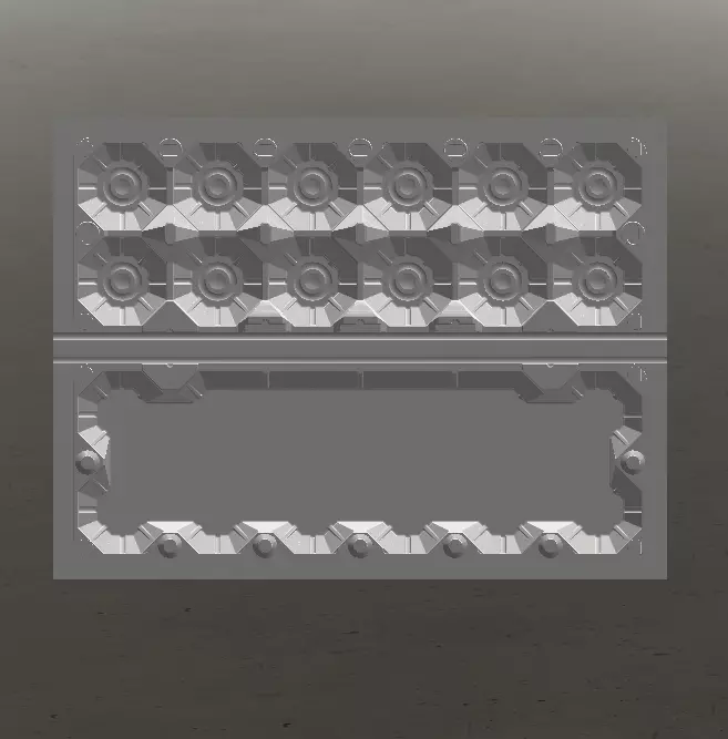 egg tray 12 pice hybrid  3D model_0
