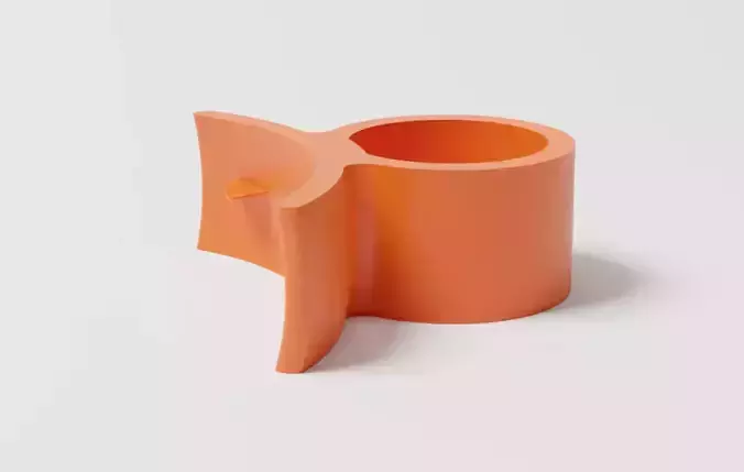Orange peeler 3D print model