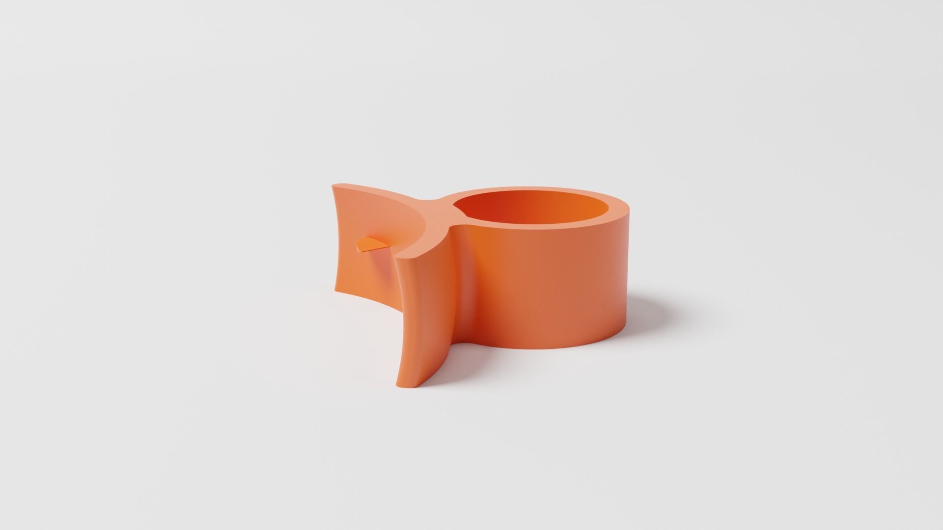 Orange peeler 3D print model_1