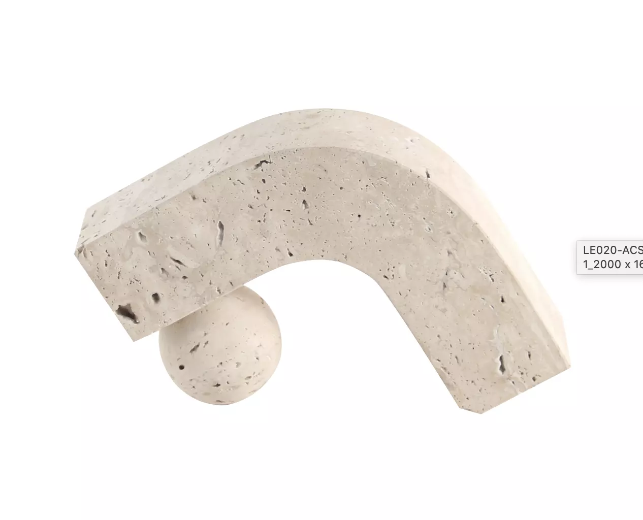 Vidal Marble Sculpture 3D model_0