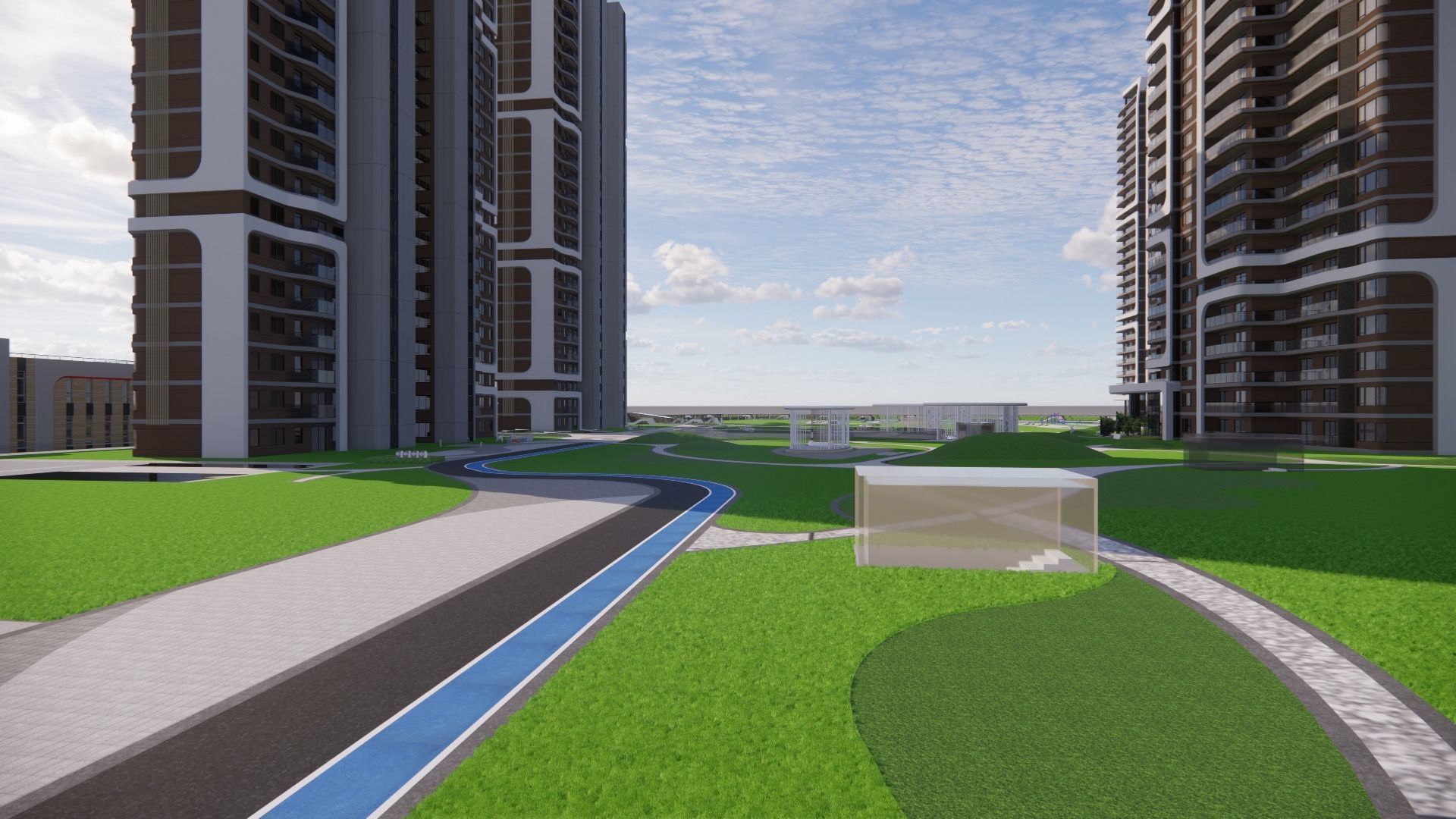 curvilinear aesthetics--High-rise residence  3D model_13