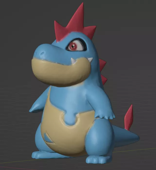 Croconaw  3D print model_0