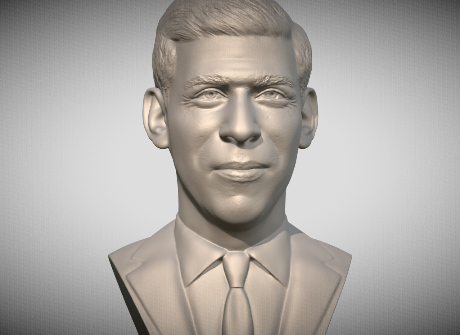 Rishi Sunak bust for 3D printing 3D print model_3