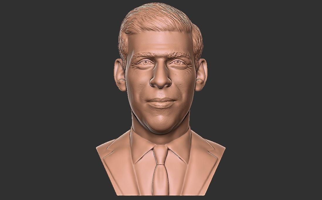 Rishi Sunak bust for 3D printing 3D print model_5