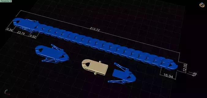 CUBAN LINK CHAIN AND LOCK BOX FOR BRACELETS OR NECKLACE