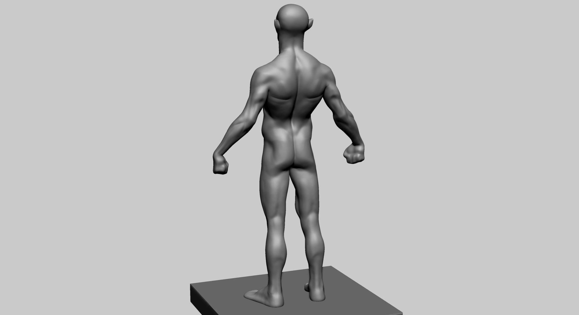 Base Creature Body A 3D model_5