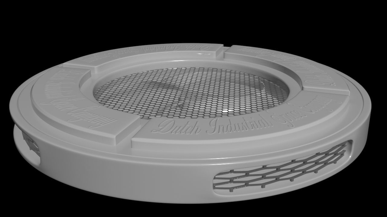Wireless Induction Drone Charging Station - Concept 3D model_5