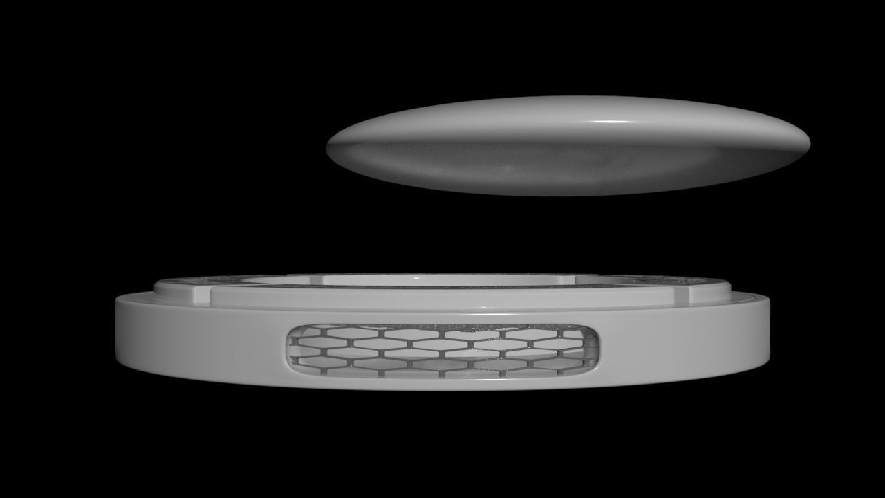 Wireless Induction Drone Charging Station - Concept 3D model_9