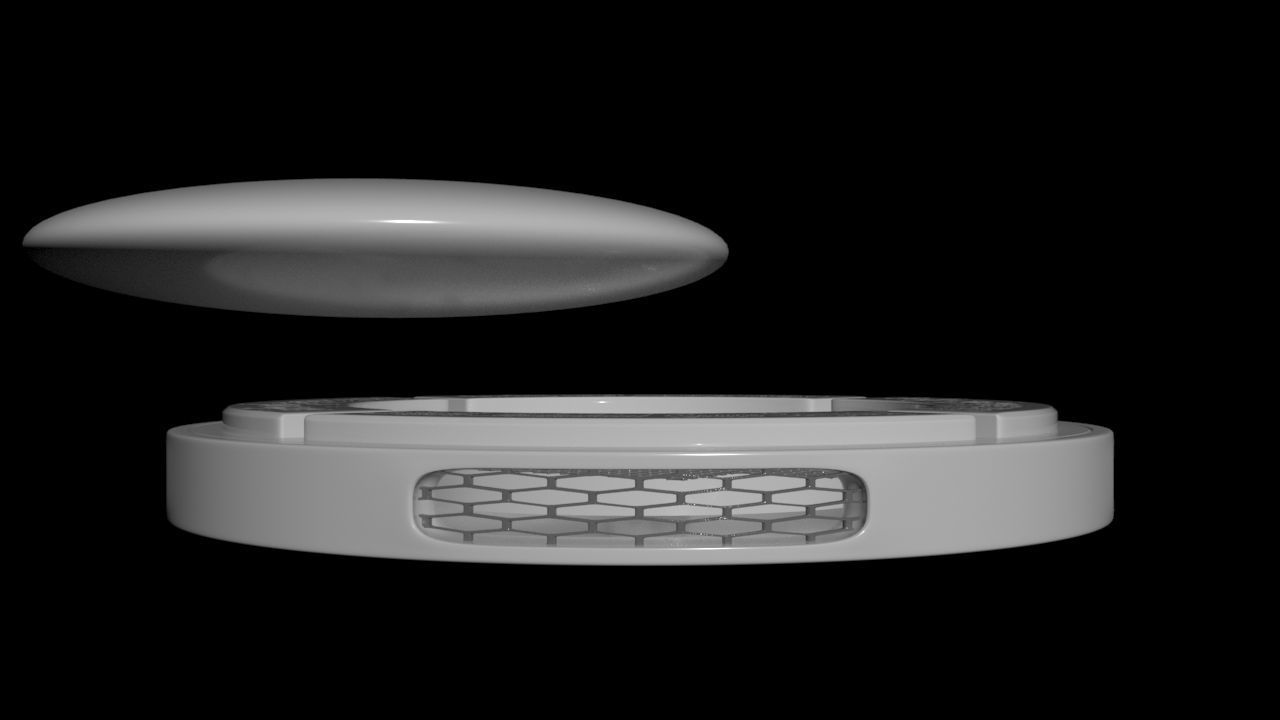 Wireless Induction Drone Charging Station - Concept 3D model_7