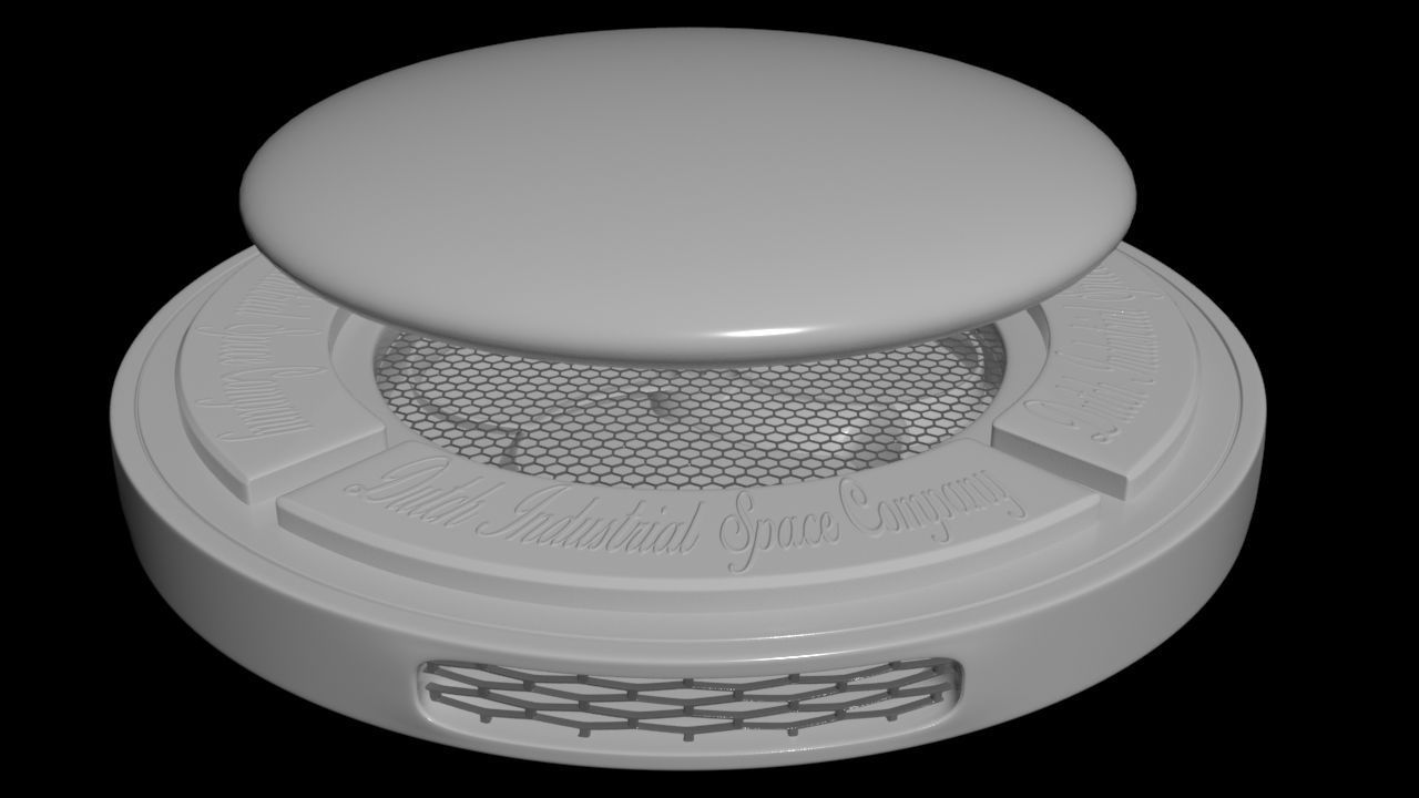 Wireless Induction Drone Charging Station - Concept 3D model_2