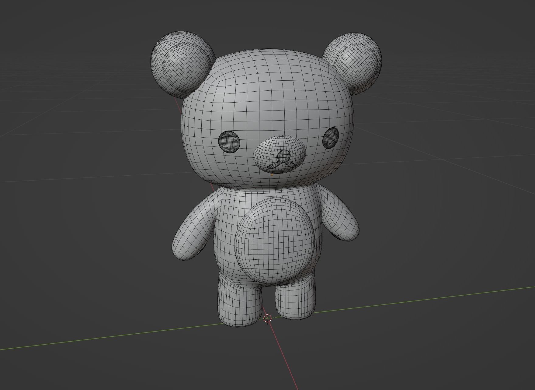 Rilakkuma 3D model teddy bear 3D model_7