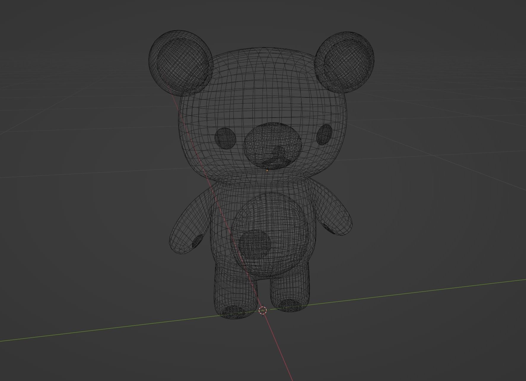 Rilakkuma 3D model teddy bear 3D model_6