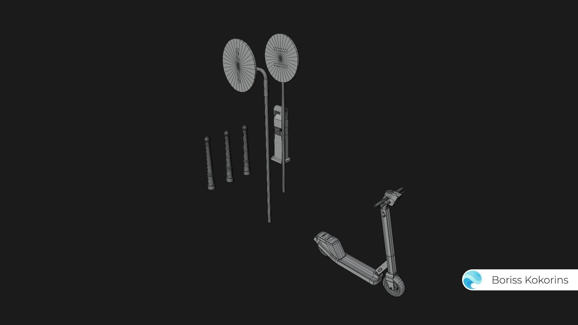 Old Riga Building 3D model Low-poly 3D model_13