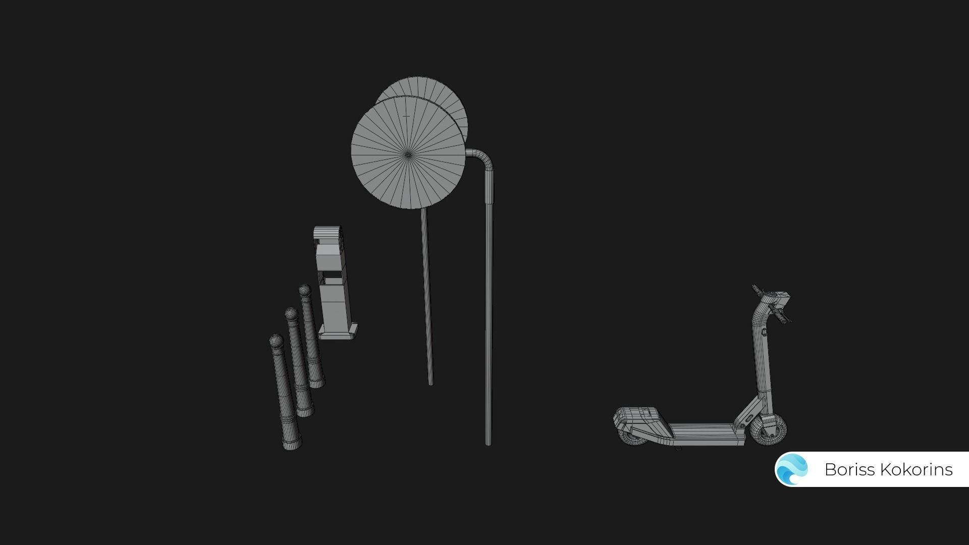 Old Riga Building 3D model Low-poly Low-poly 3D model_12