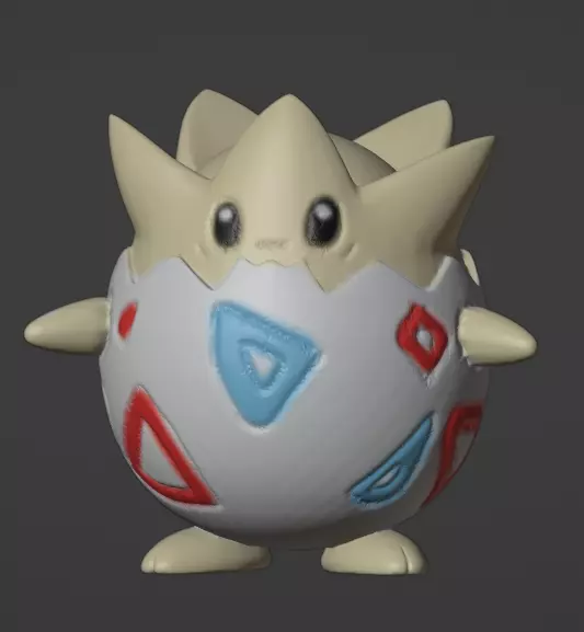 Togepi 3D print model