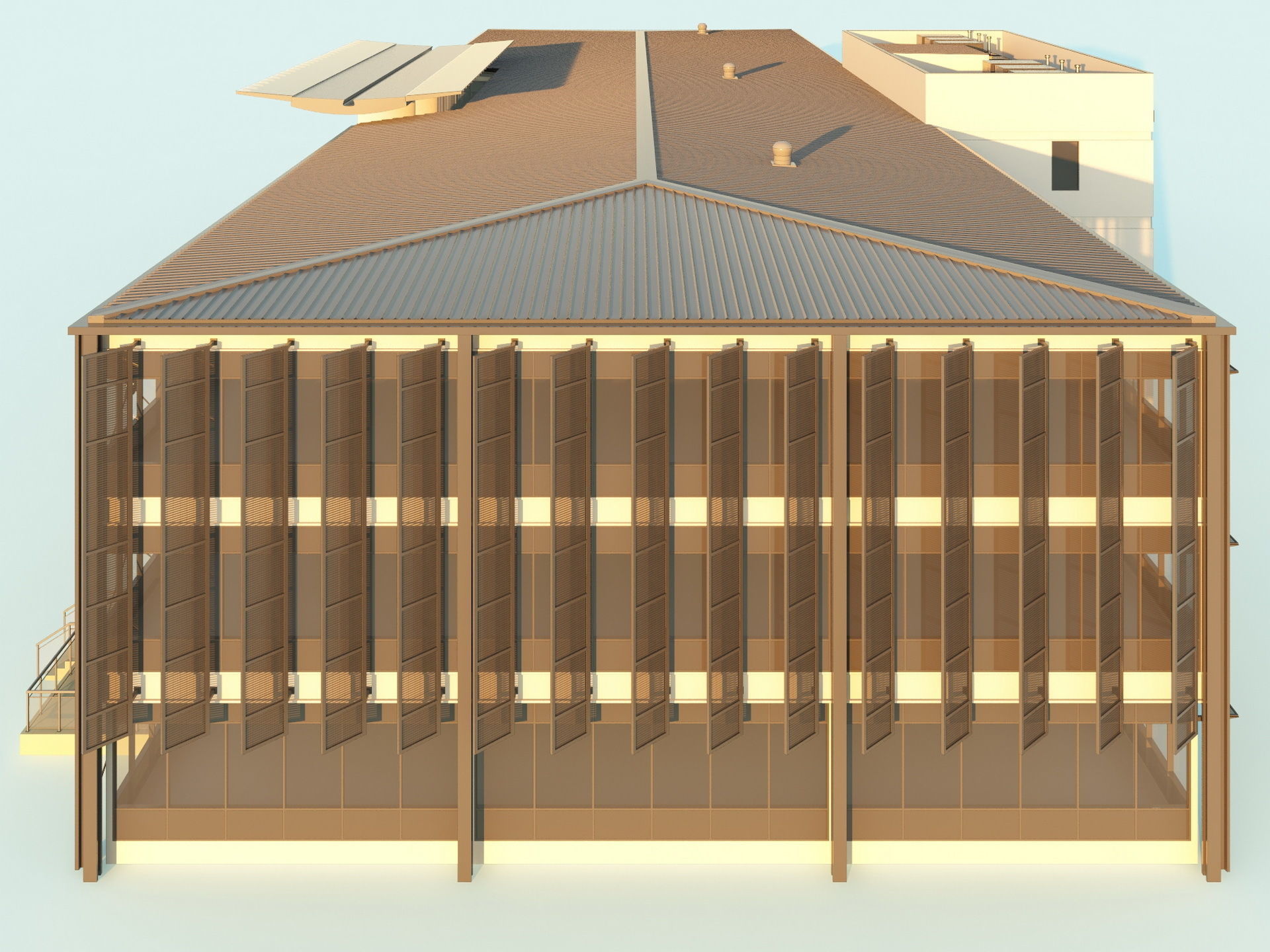 Office buildings Volkawagen Good Guys Mitsubishi 3D Model Collection_10