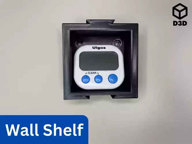 Normal Shelf - Modular Dovetail Square Shelving System 3D print model