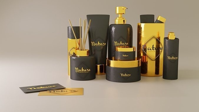Cosmetics packaging  3D model