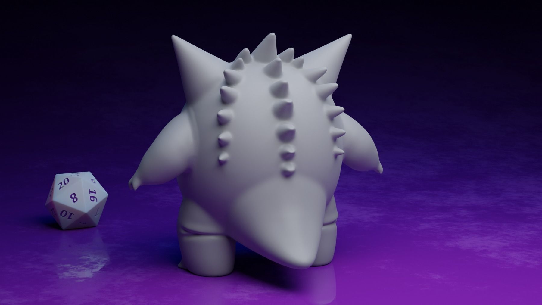 Gengar - Pokemon 3D print model_2