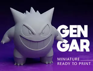 Gengar - Pokemon 3D print model_0