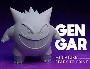 Gengar - Pokemon 3D print model