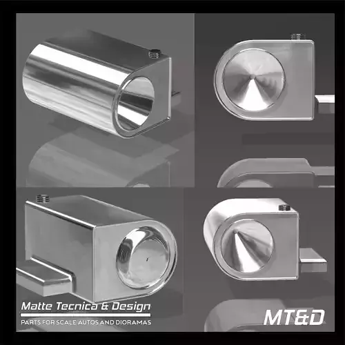 Swamp cooler for scale autos and dioramas 