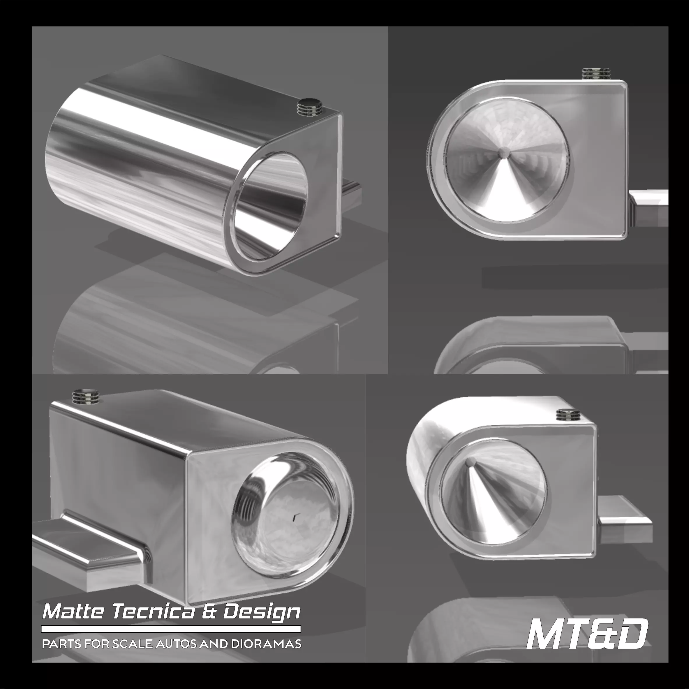 Swamp cooler for scale autos and dioramas 3D print model