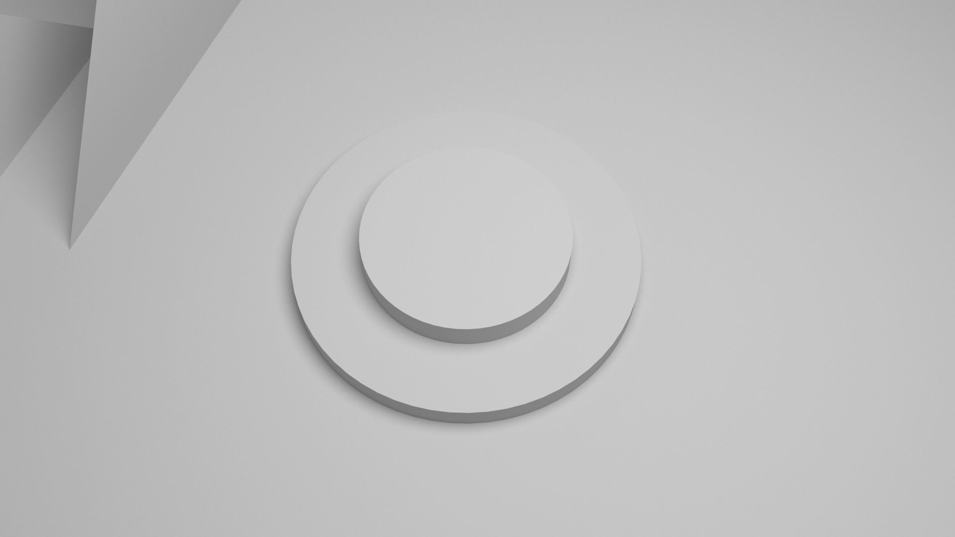 Product stand in blue color with ies in background Low-poly 3D model_7