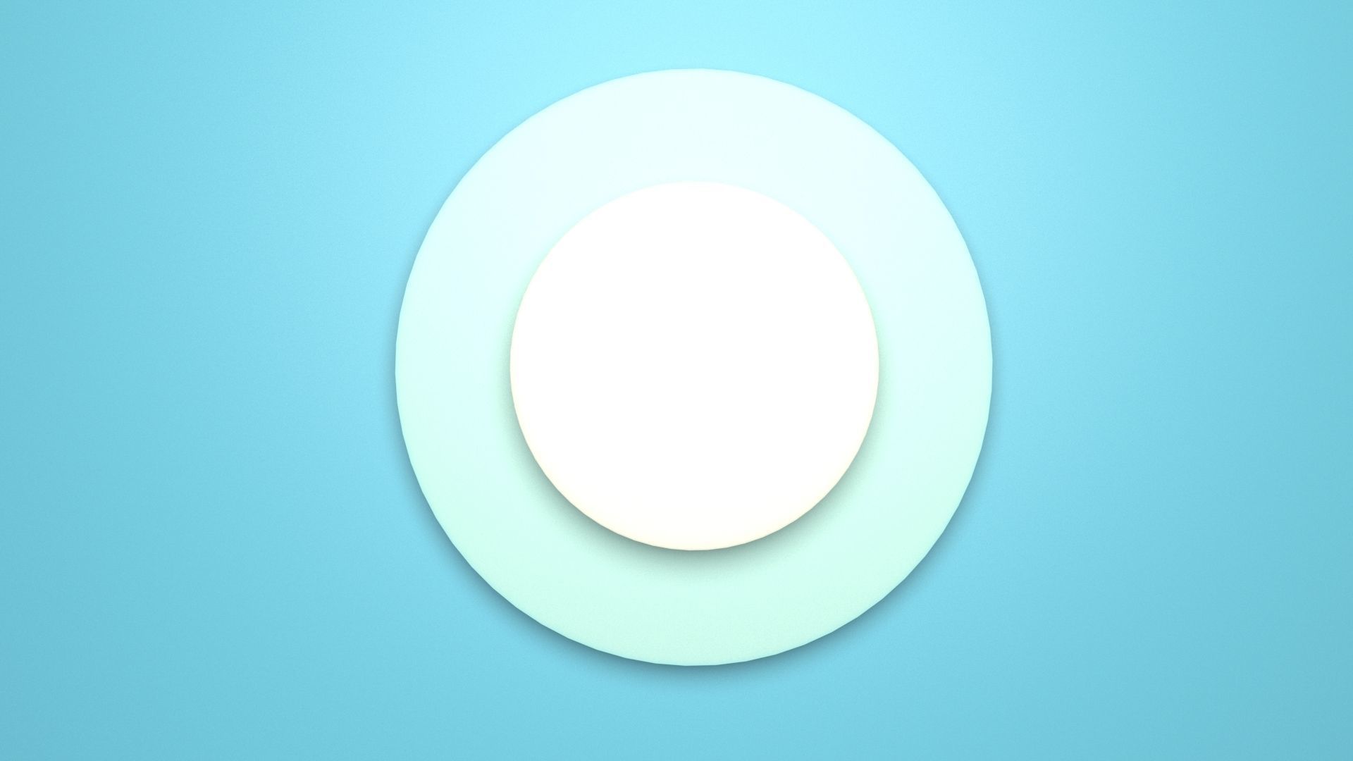 Product stand in blue color with ies in background Low-poly 3D model_11