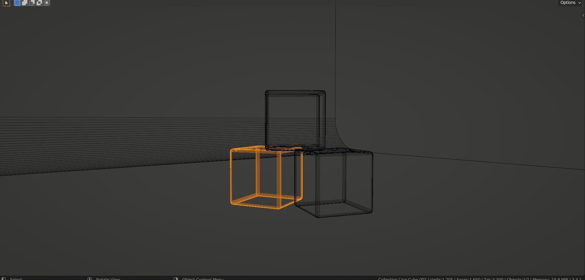 Ice Cubes 3D model_4