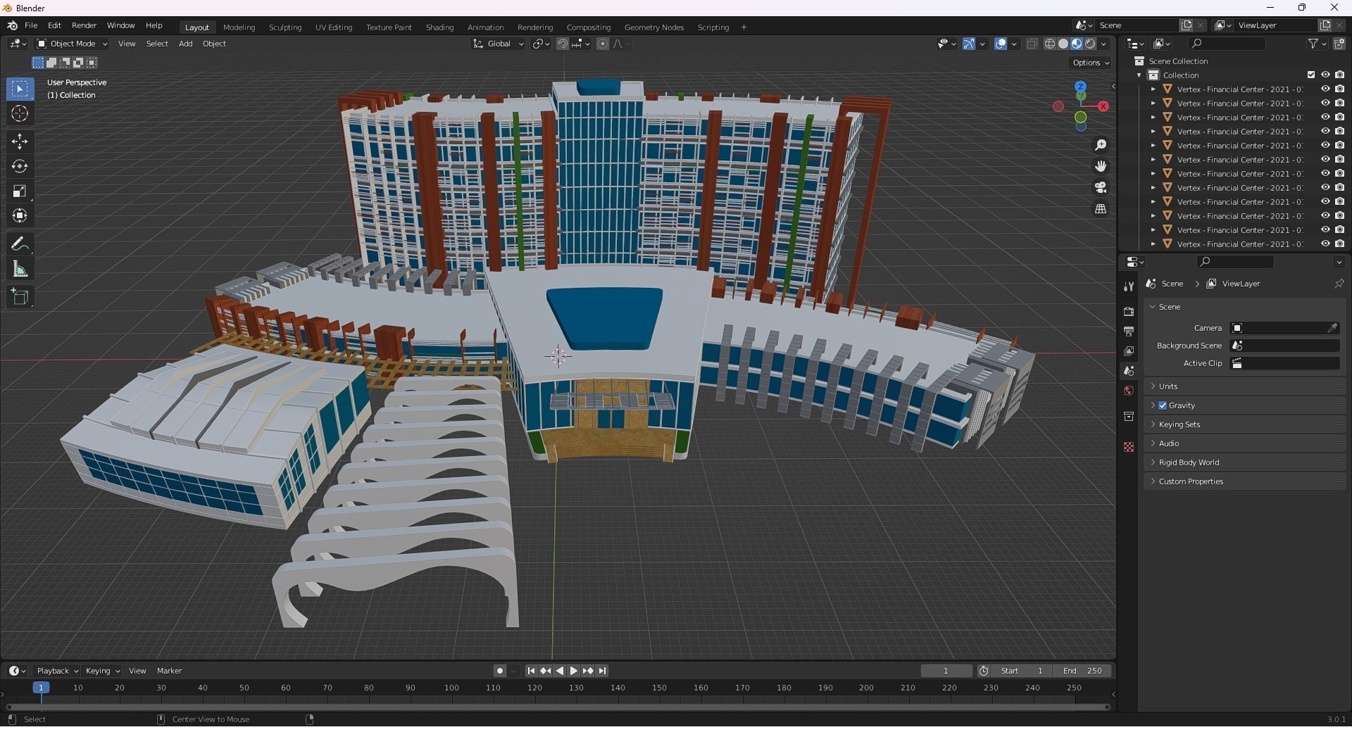 0139 - Financial Center Building 3D model_27