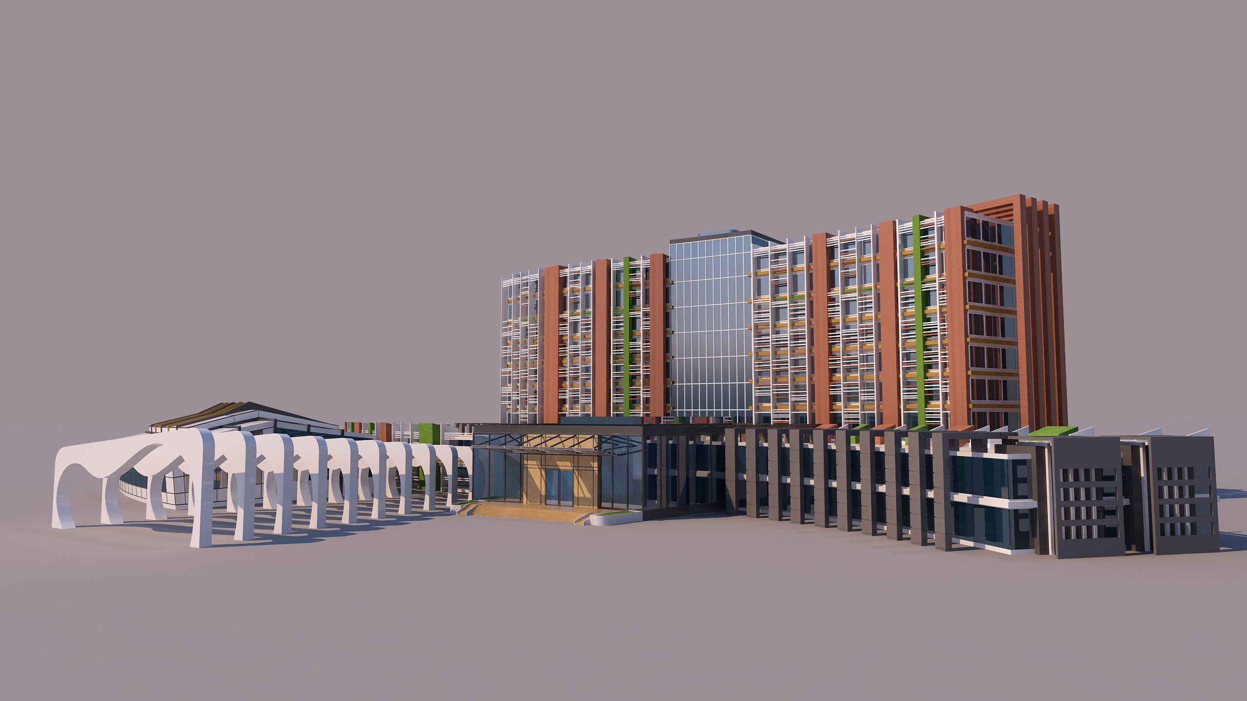 0139 - Financial Center Building 3D model_9