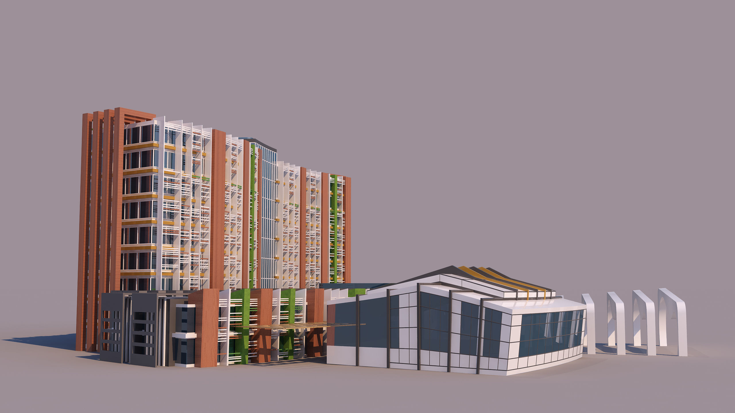 0139 - Financial Center Building 3D model_7