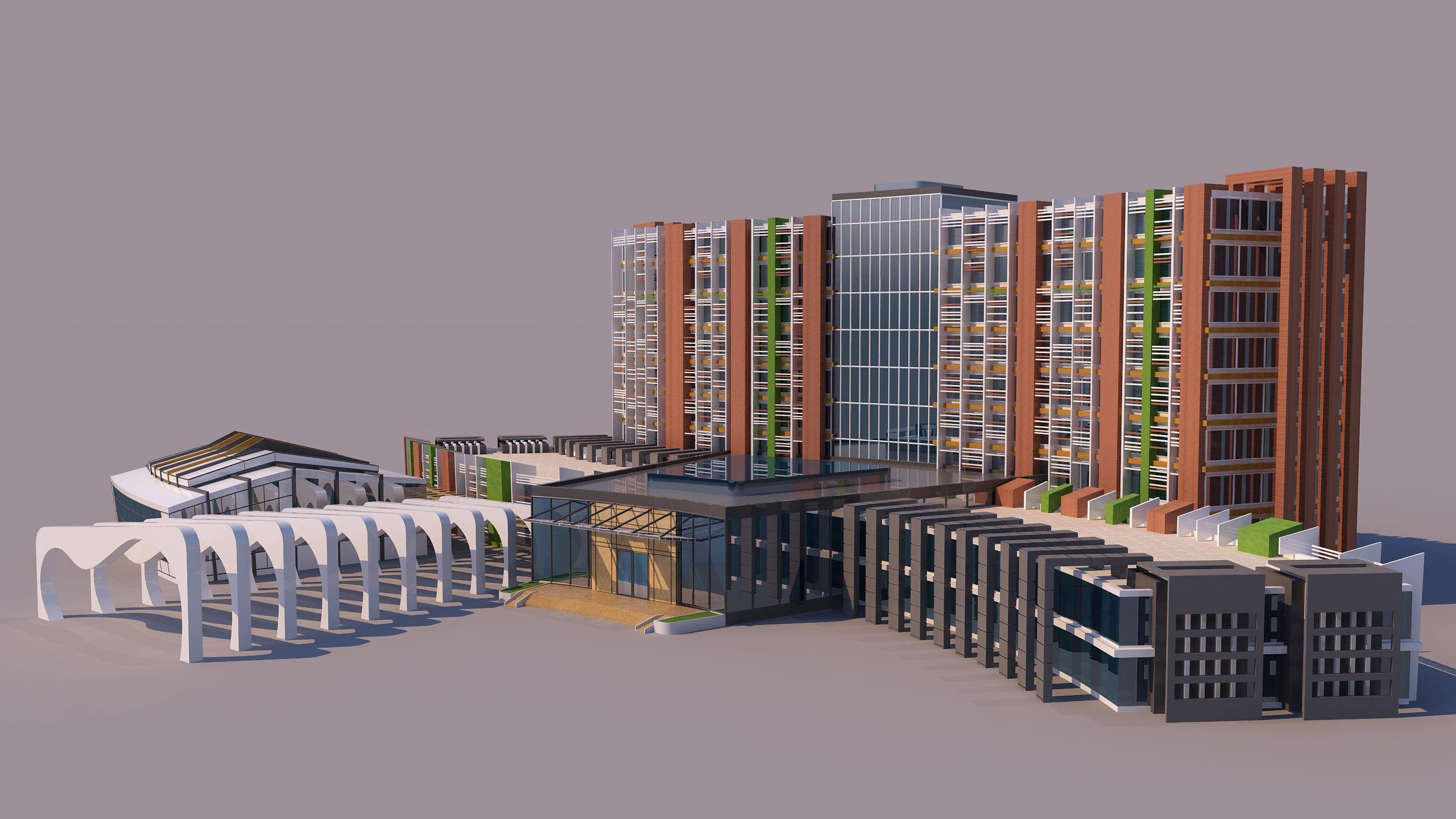 0139 - Financial Center Building 3D model_2