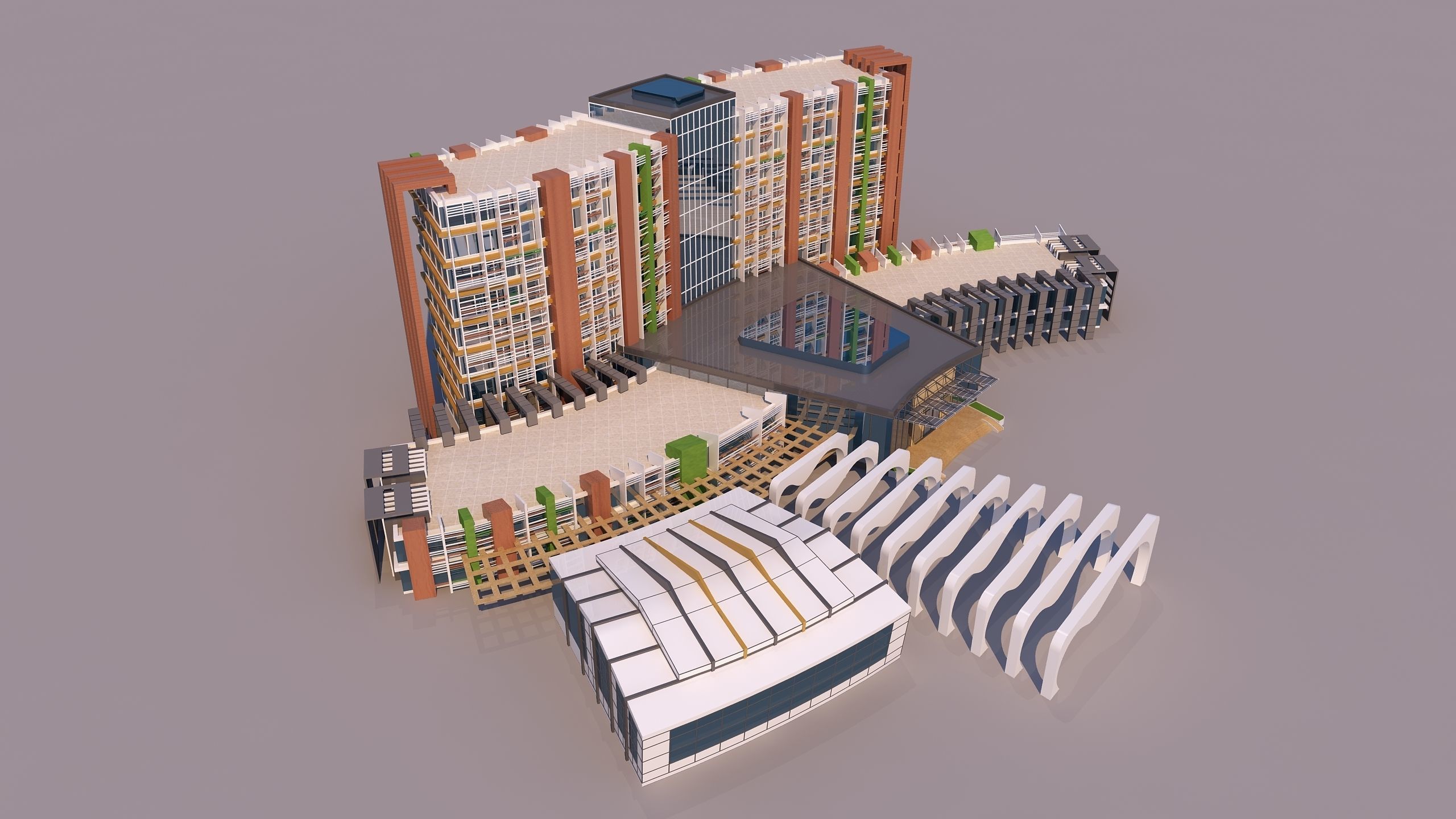 0139 - Financial Center Building 3D model_1