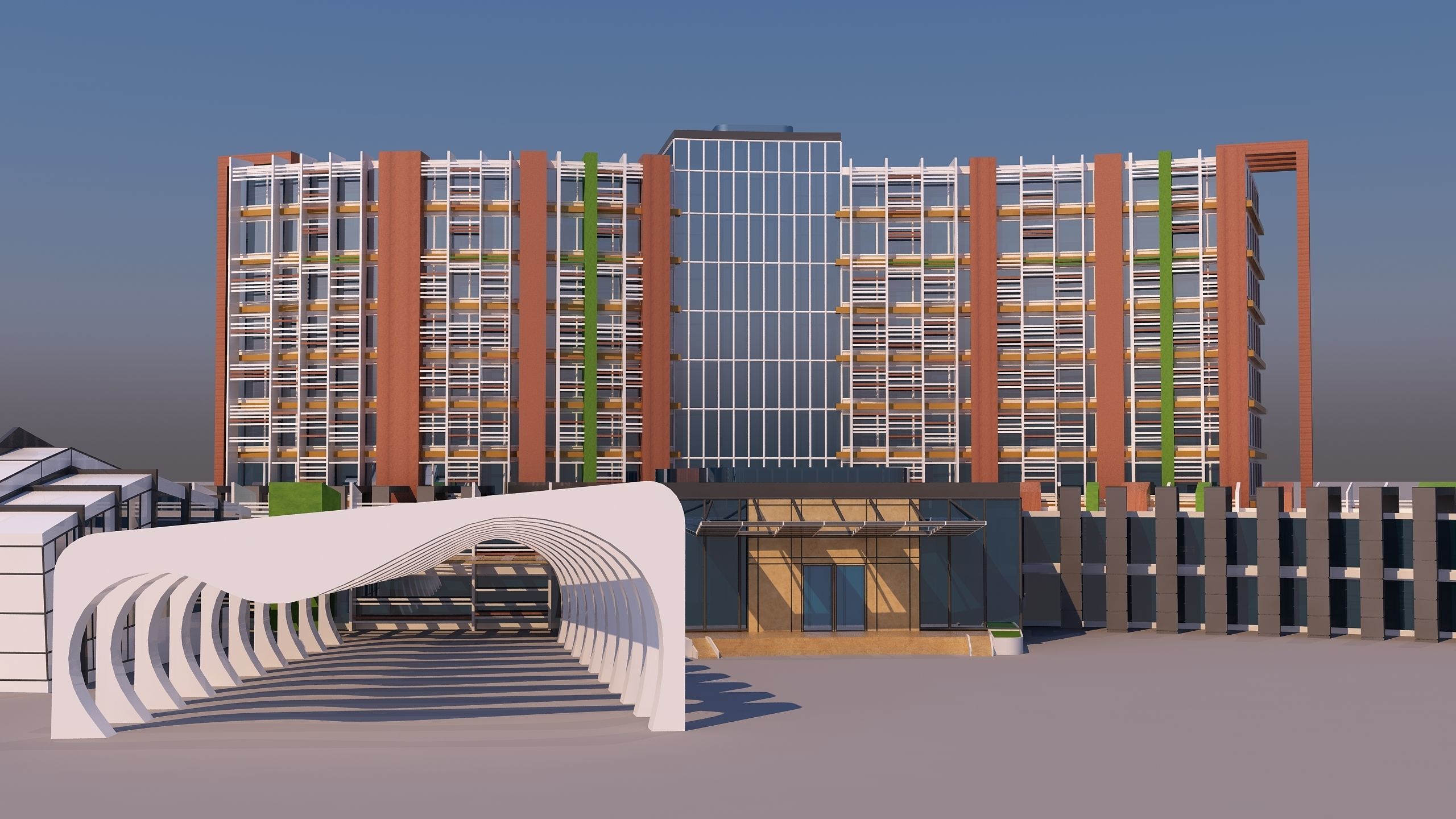 0139 - Financial Center Building 3D model_3