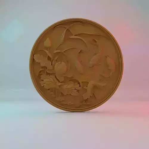 Fish and lotus 3d STL models for CNC router 3D print model
