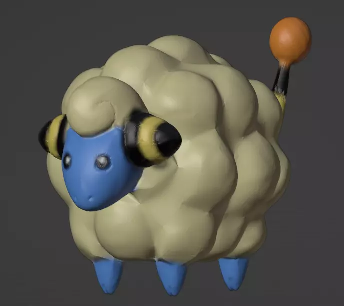 Mareep  3D print model_0
