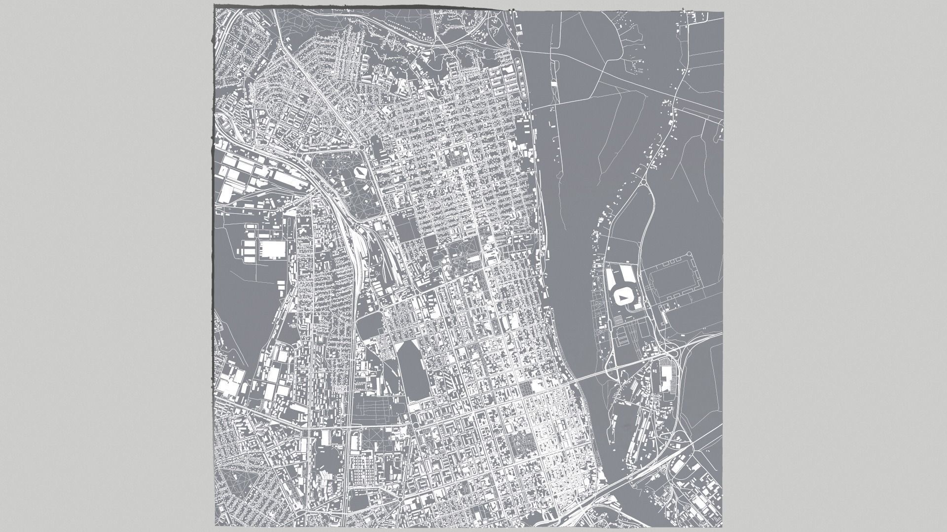 Cityscape Rostov on Don Russia  3D model_5