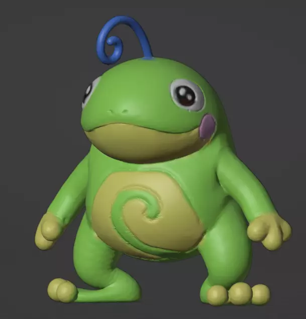 Politoed  3D print model_0